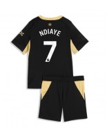 Manchester City Iliman Ndiaye #7 Venkovní dres pro děti 2026-27 Krátký Rukáv (+ trenýrky)